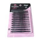 Kit Pinça Preta de Aço com 12 Unidades - Rainha Chic