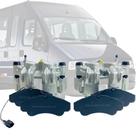 Kit Pinças + Pastilha Dianteira Ducato Aro 16 2003 a 2017