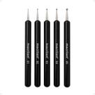 Kit Pincéis Boleador para Unhas Macrilan 5un B701