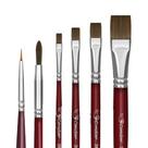 Kit Pincéis Condor Artístico Profissional com 6 unid para Pintura Acrílica Tecido e Tela
