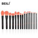 Kit Pincéis De Maquiagem 16 PÇS Pó, Base, Sombra, Blush,Pêlos De Fibra Nano Macia