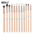 Kit Pincéis De Maquiagem BEILI de Alta Qualidade Pó Blush Sombra 12 PÇS Kit Pincéis De Maquiagem BEILI de Alta Qualidade Pó Blush Sombra 12 PÇS