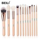Kit Pincéis De Maquiagem BEILI de Alta Qualidade Pó Blush Sombra 12 PÇS Kit Pincéis De Maquiagem BEILI de Alta Qualidade Pó Blush Sombra 12 PÇS