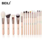 Kit Pincéis De Maquiagem BEILI de Alta Qualidade Pó Blush Sombra 15 PÇS