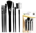 Kit pinceis de maquiagem preto absoluto nybc kpm-5b