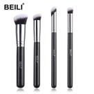 Kit Pincéis De Maquiagem Profissional BEILI Para Creme Líquido Pó Blush Sombra
