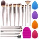 Kit Pincéis de Maquiagem Syntus Premium - 21 Peças