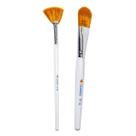 Kit Pincéis Seda Branco 06 Peeling Ácidos e 18 Máscaras, Argilas Estética