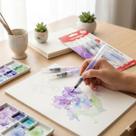 Kit Pincel Artistico Soft Touch 4 Unidades