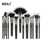 Kit Pincel De Maquiagem BEILI Profissional Luxo 15 PÇS
