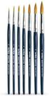 Kit Pincel Giotto Taklon Redondo Série 500 - 7 pinceis