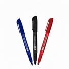 Kit Pincel Marcador Caneta Permanente Multiuso Azul Preto Vermelho