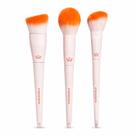 Kit Pincel Mari Maria: Pincel Para Base 02, Pincel Para Pó 03 e Pincel Para Blush 04
