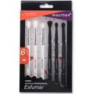 Kit Pincel Profissional WB800 Para Esfumar Olhos Macrilan
