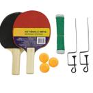 Kit Ping Pong / Tênis Mesa 2 Raquetes + 3 Bolinhas + Rede