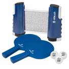 Kit ping pong vollo rede - 2 raquete - 3 bolas - bolsa de armazenamento