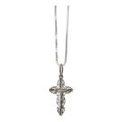 Kit Pingente E Corrente Crucifixo Prata 950 Florenzza Jóias