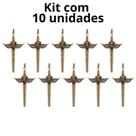 Kit Pingente Espada Quaresma de São Miguel 7,8 cm - 10 unidades