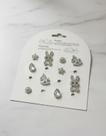 Kit Pingentes Strass Botons Babuche Charms Luxo Acessório