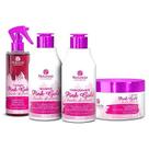 Kit pink gold - shampoo + máscara 300g + condicionador + finalizador - natureza cosméticos Kit pink gold - shampoo + máscara 300g + condicionador + finalizador - natureza cosméticos
