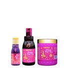 kit pink rose coiffer 3 itens