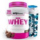 KIT Pink Whey Foods 2kg + Coqueteleira - BRN Foods