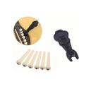Kit Pinos Branco Para Violão + Puxador Tennessee Novo