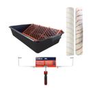 Kit pintura 2 rolos big bandeja 20l c/ grelha