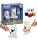 Kit Pintura Bluey e Bingo Elka Tinta Lavável Atóxica para Crianças Criativas