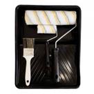 Kit Pintura Compel Com 4 Pecas - Bandeja + 2Rolos + Suporte Kit Pintura Compel Com 4 Pecas - Bandeja + 2Rolos + Suporte