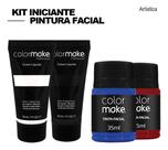 Kit Pintura Facial Iniciante Colormake Clown Líquido