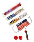 Kit pintura garfo duplo + rendeplus 46cm + antigota 46cm + rolo textura 37cm