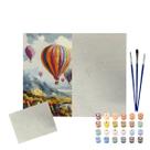 Kit Pintura Numerada Terapêutica 40X50cm Balões Mágicos