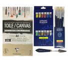 Kit Pintura Óleo Completo Tinta + Papel + Pincel