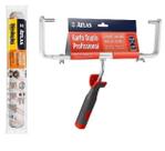 Kit Pintura Pro Duplo 46cm Suporte Garfo + Rolo Lã Rendeplus Atlas