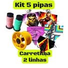 Kit pipa 5pipas 1 lata e 2 Linhas