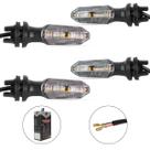 Kit Pisca Led Sequencial Stallion Dianteiro/Traseiro Cg 125/150/160 Xre 190/300 Cb 250