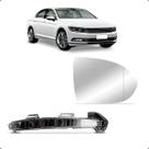 Kit pisca retrovisor passat 2016 a 2019 com lente e aquec direito