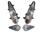 Kit Pisca Setas Dianteira e Traseira Cristais Honda Biz 125 2011 2012 2013 2014 2015 2016 2017
