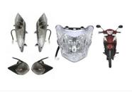 Kit Piscas Sinalizadores Farol Bloco Optico Shineray Jet 50