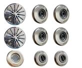 Kit Piscina 2 Ralos 316 50mm 4 Retornos 1 Nível 2 Aspirações