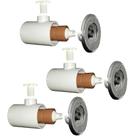 Kit Piscina 3 Dispositivos de Hidromassagem Inox Pratic Sodramar