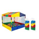 Kit Piscina de Bolinhas Quadrada 1,50m 1000 Bolinhas Premium Kit Piscina de Bolinhas Quadrada 1,50m 1000 Bolinhas Premium