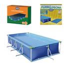 Kit Piscina Premium 5000 Litros Estruturada + Capa + Forro - Mor
