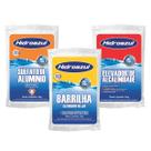 Kit Piscina Sulfato Aluminio Barrilha Elevador Alcalinidade