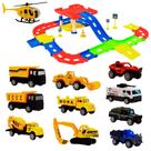 Kit Pista Estacionamento Caminhão Carros Trator Helicotero