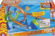 Kit Pista Hot Wheels Action Lanca e Bate Mattel MATTEL