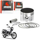 Kit pistao 0.75mm anéis segmento e pino iron dafra riva 150 2011 a 2017