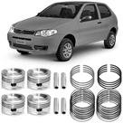 Kit Pistão Anel 0.60 Palio 1.4 2007 E 2012 Flex Metal Leve