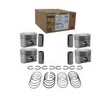 Kit Pistão E Anél 0,50 Fox 1.0 8v Flex 2007 2008 Metal Leve SP&ampA9293 0,50